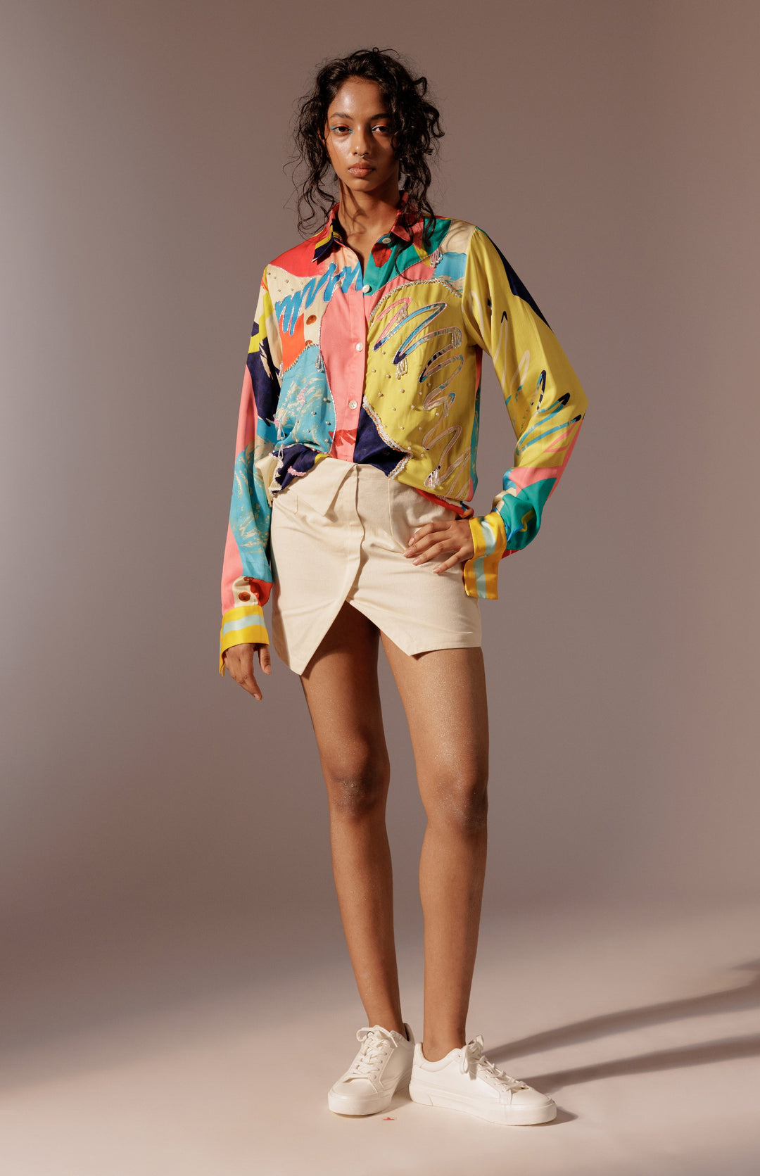 Juno Embroidered Shirt Set