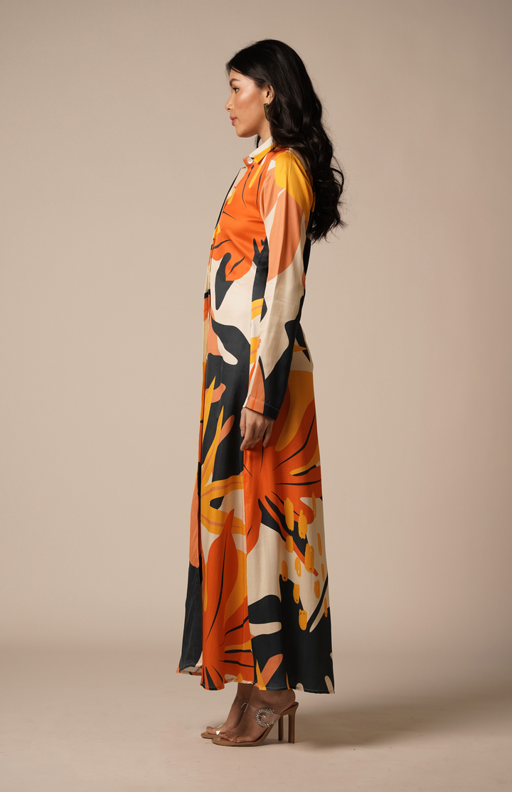 Luna Fitted Maxi: SAMPLE SALE