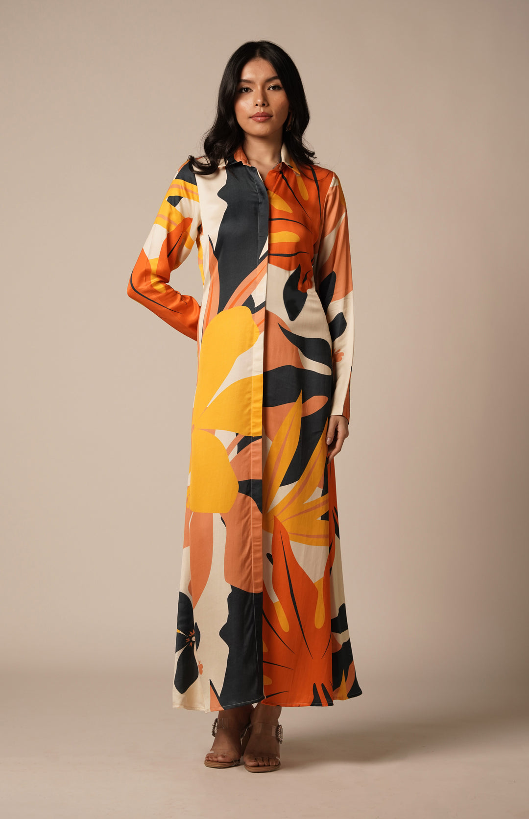 Luna Fitted Maxi: SAMPLE SALE