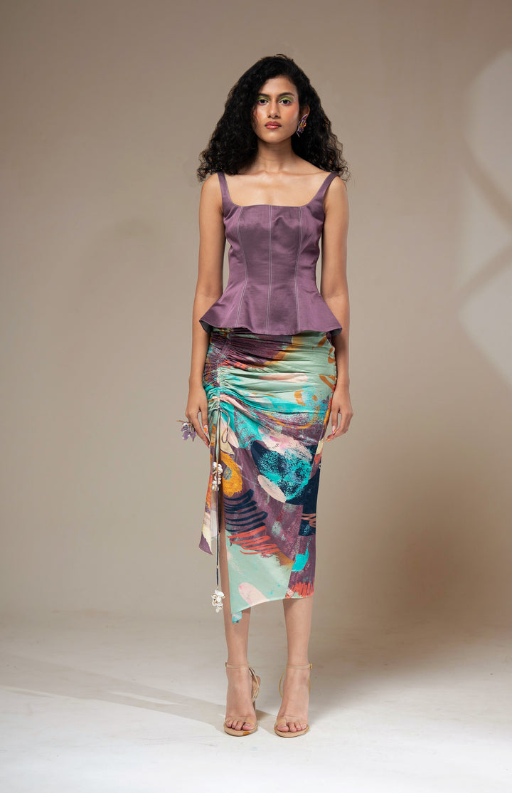 Riva Peplum Set: SAMPLE SALE