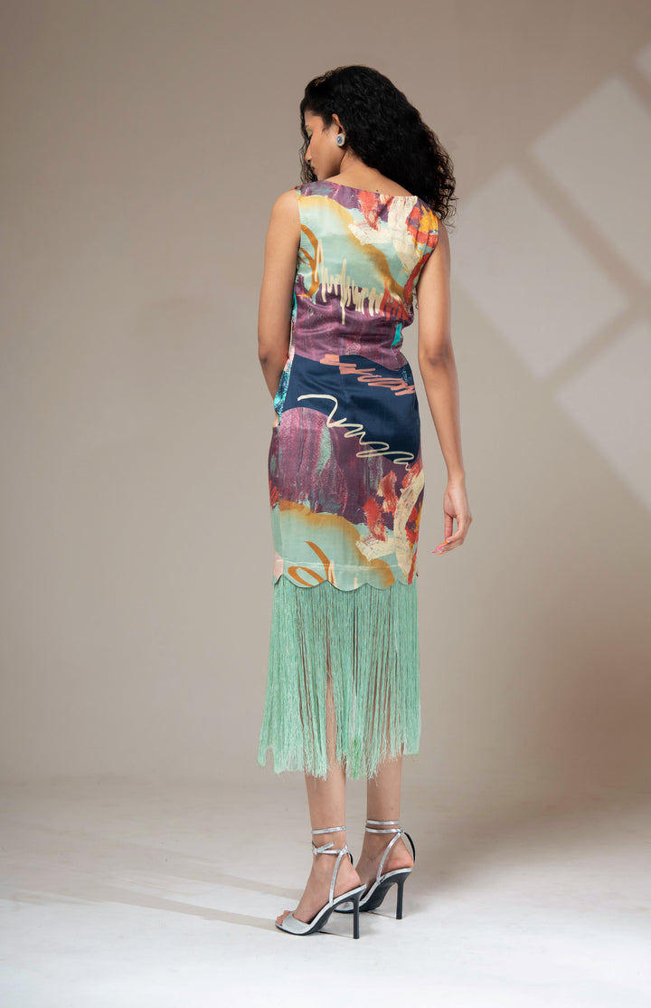 Riva Fringe Dress: SAMPLE SALE