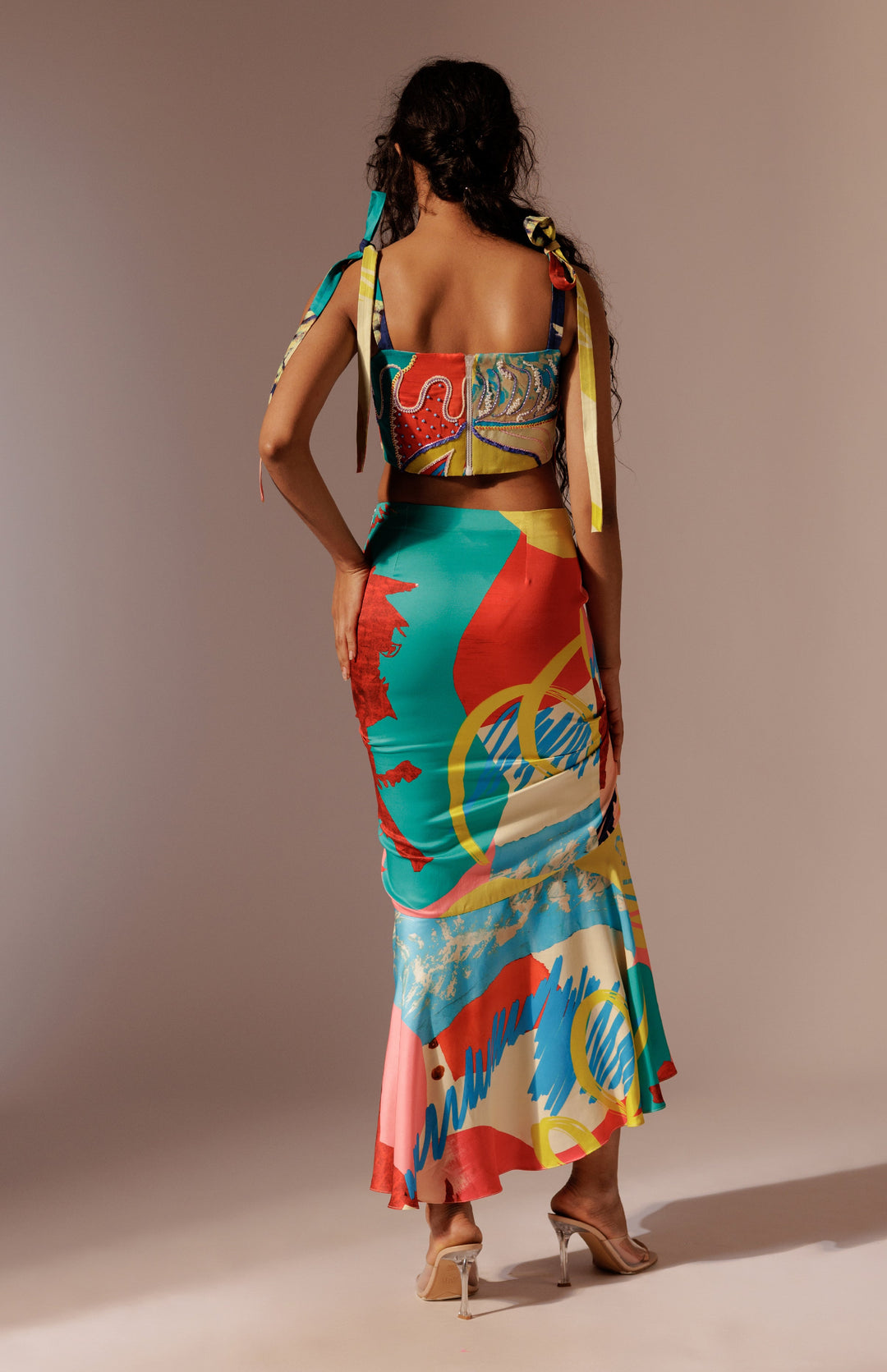 Juno Embroidered Corset Set