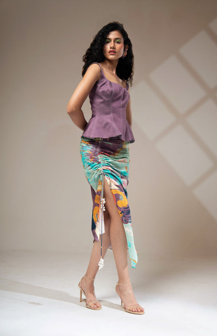 Riva Peplum Set: SAMPLE SALE