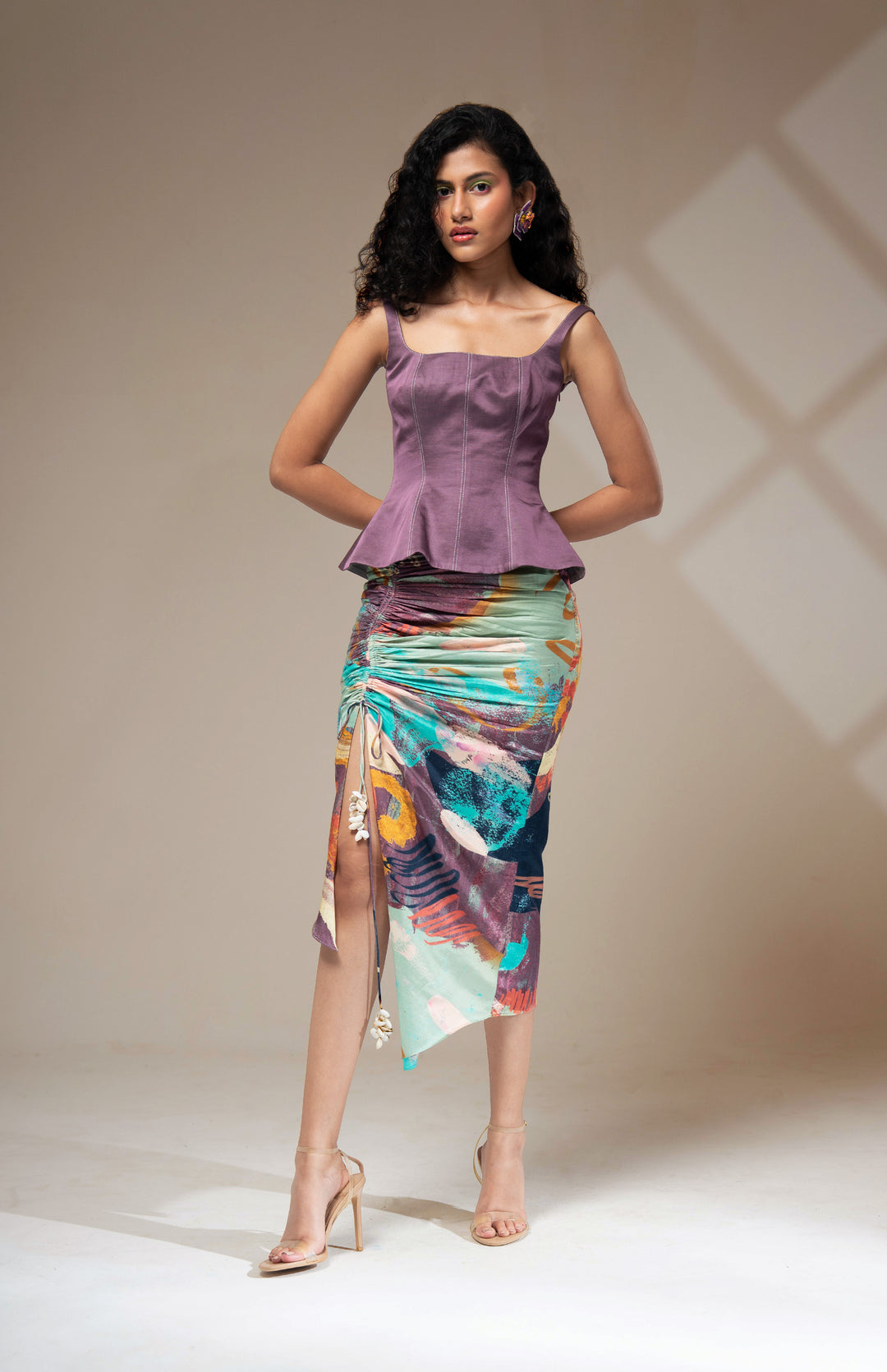 Riva Peplum Set: SAMPLE SALE