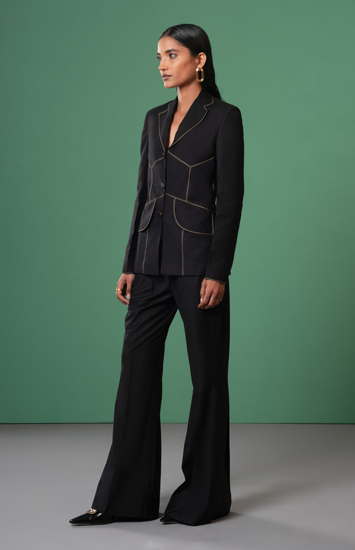 Kuro Panelled Blazer: SAMPLE SALE