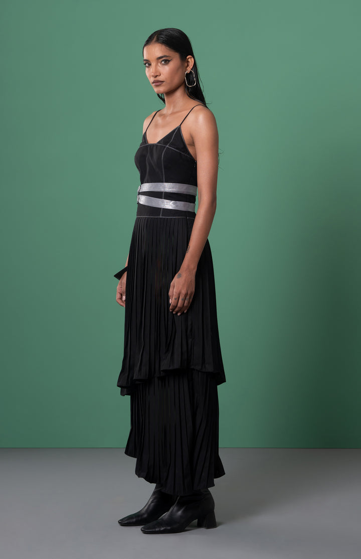 Kuro Pleated Dress: SAMPLE SALE