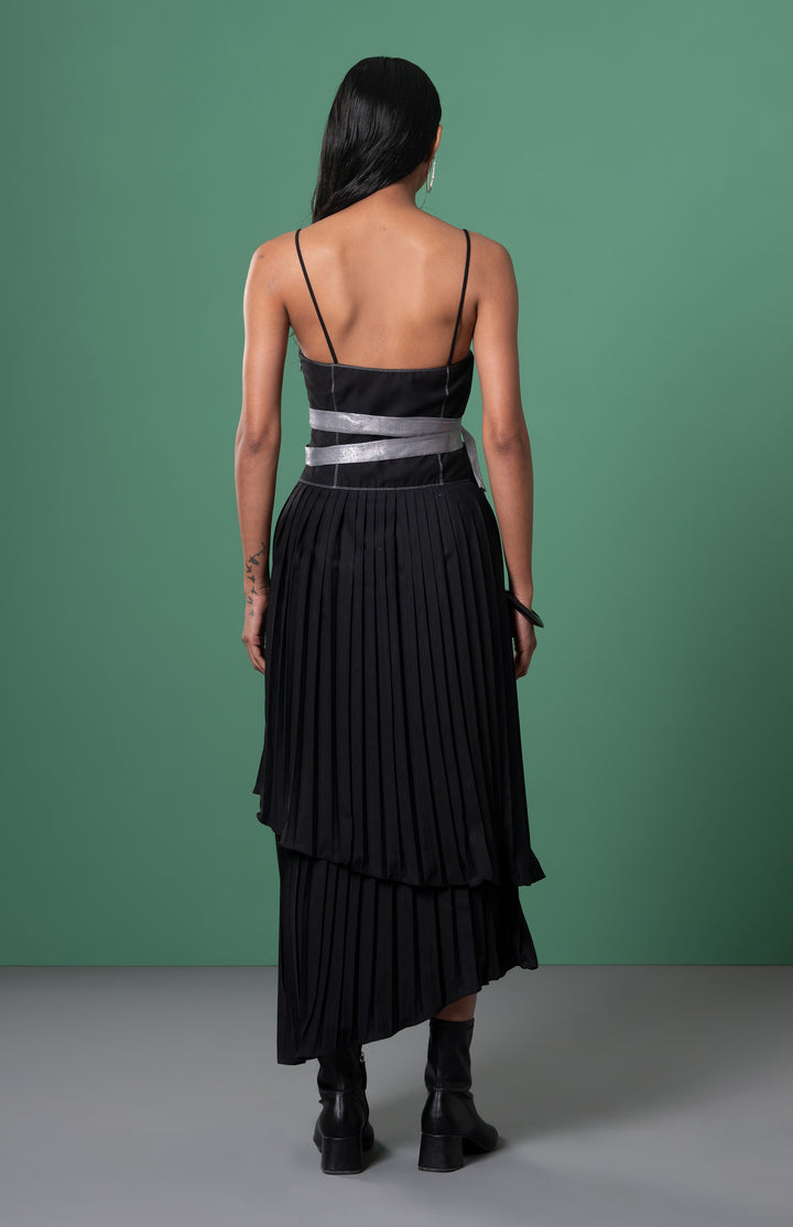 Kuro Pleated Dress: SAMPLE SALE
