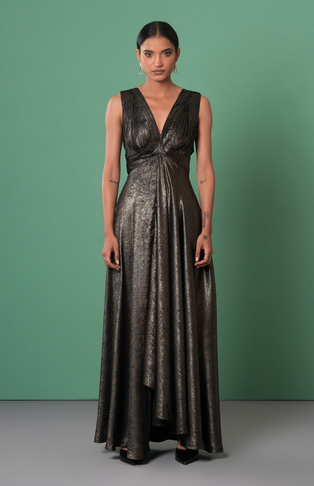Kira Draped Dress: SAMPLE SALE