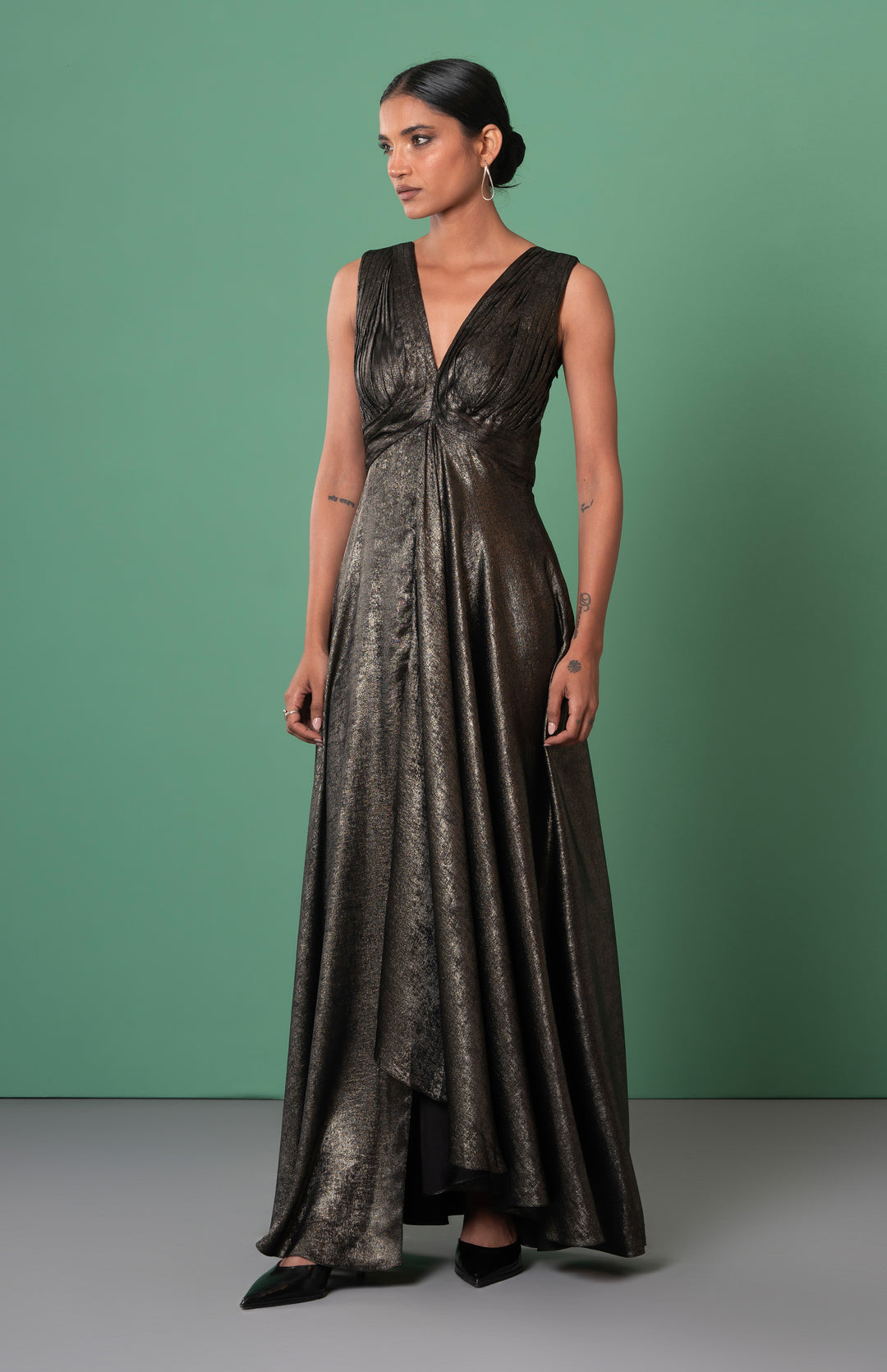Kira Draped Dress: SAMPLE SALE