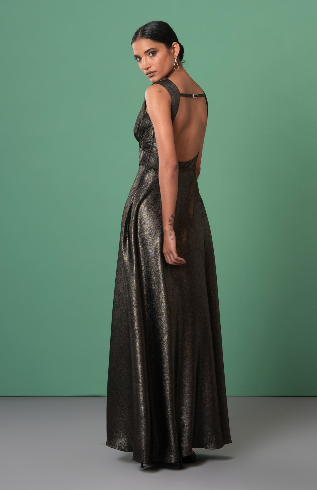 Kira Draped Dress: SAMPLE SALE