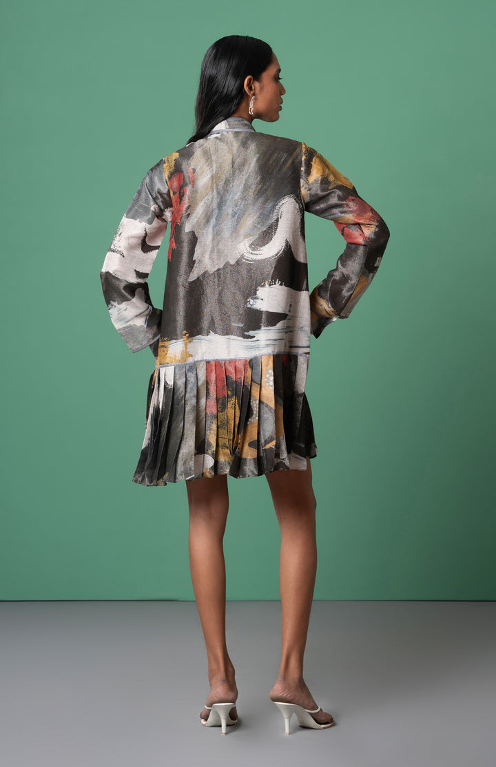 Ecru Shirt Dress: SAMPLE SALE