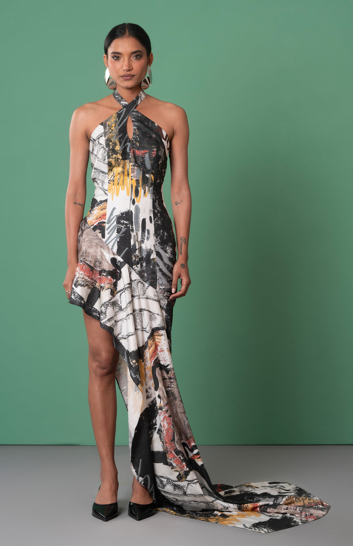 Chasm Ruffled Dress: SAMPLE SALE