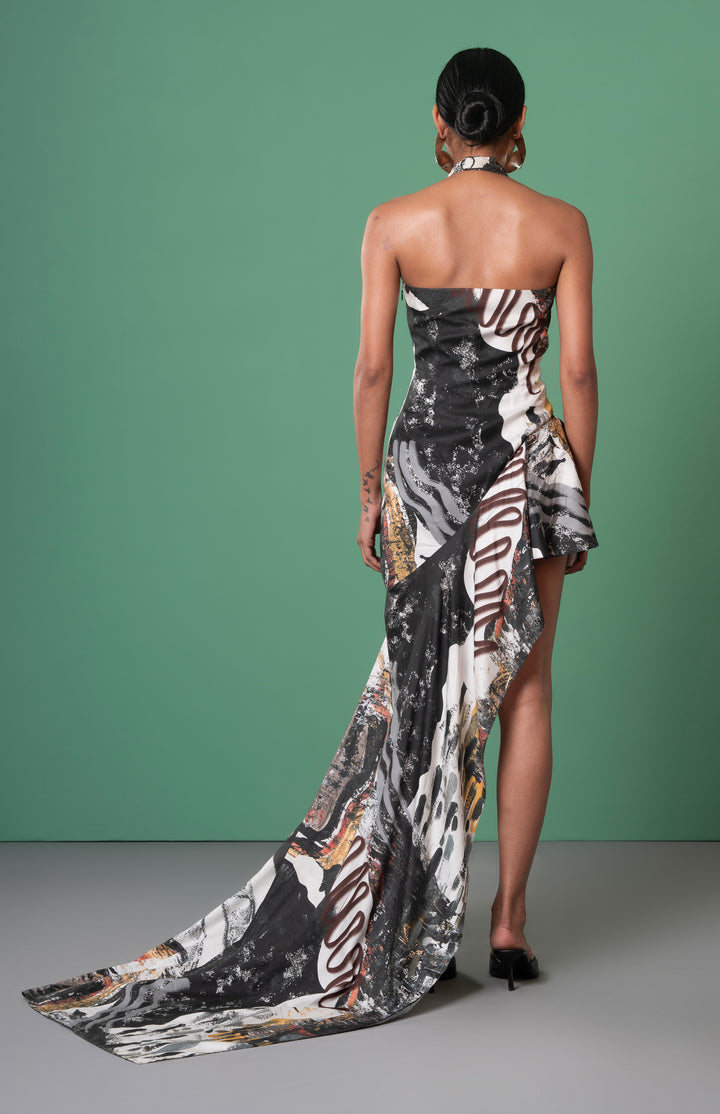 Chasm Ruffled Dress: SAMPLE SALE