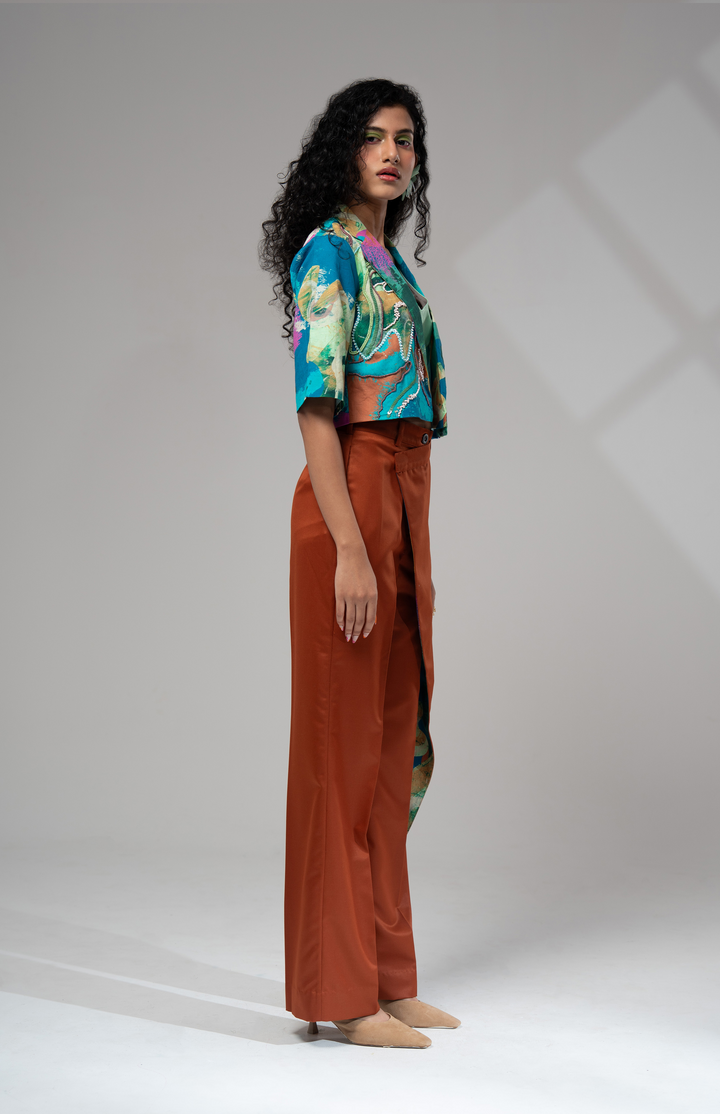 Bay Cropped Jacket Set w/ Bustier: SAMPLE SALE