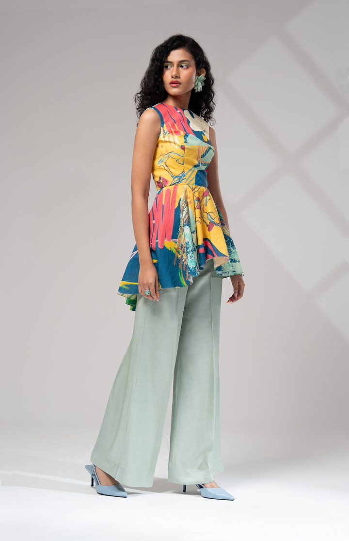 Ciel Peplum Top: SAMPLE SALE