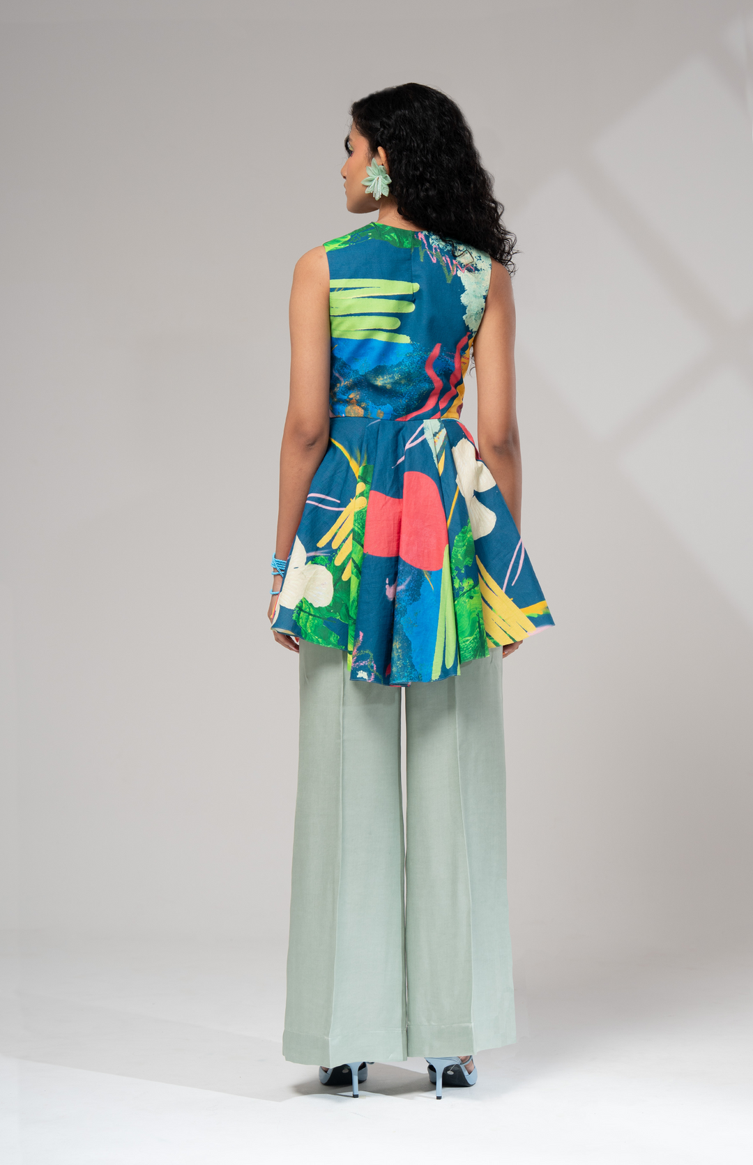 Ciel Peplum Top: SAMPLE SALE