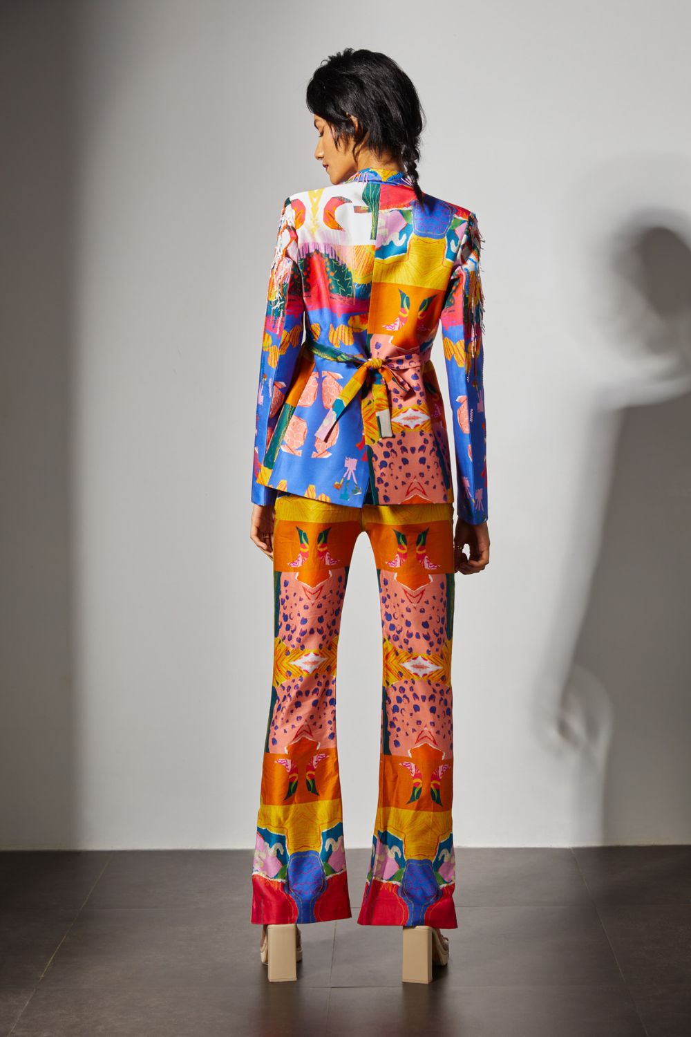 Icarus Embroidered Blazer Co-ord
