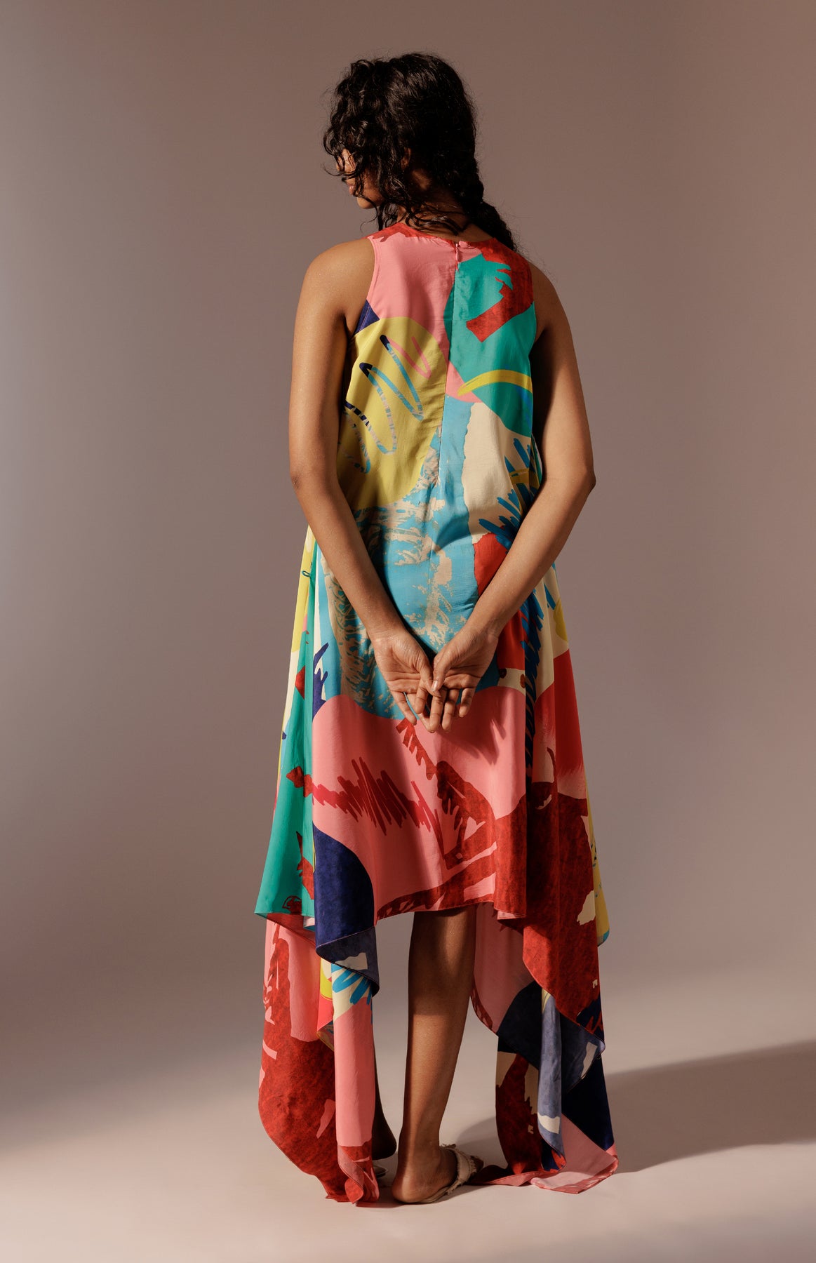 Juno Asymmetrical Dress – Advait India