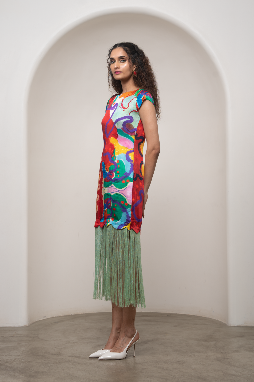 Alya Fringe Dress