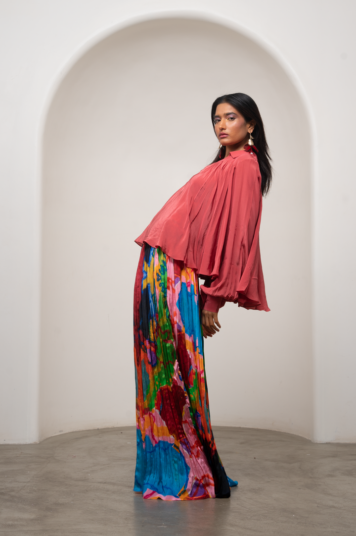 Sena Gathered Top & Skirt