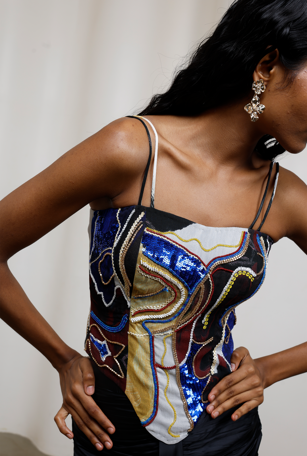 Kiyo Embroidered Corset