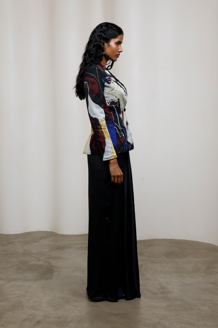 Kiyo Embroidered Blazer Set