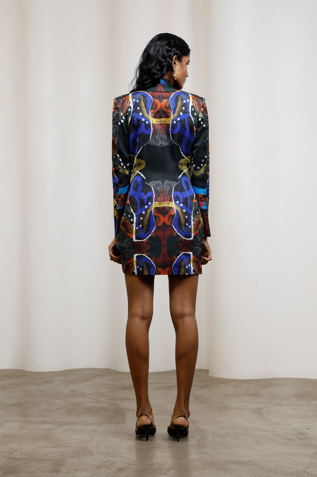 Saeri Embroidered Blazer Dress