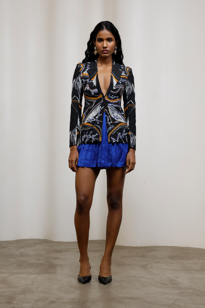 Iro Embroidered Blazer Set