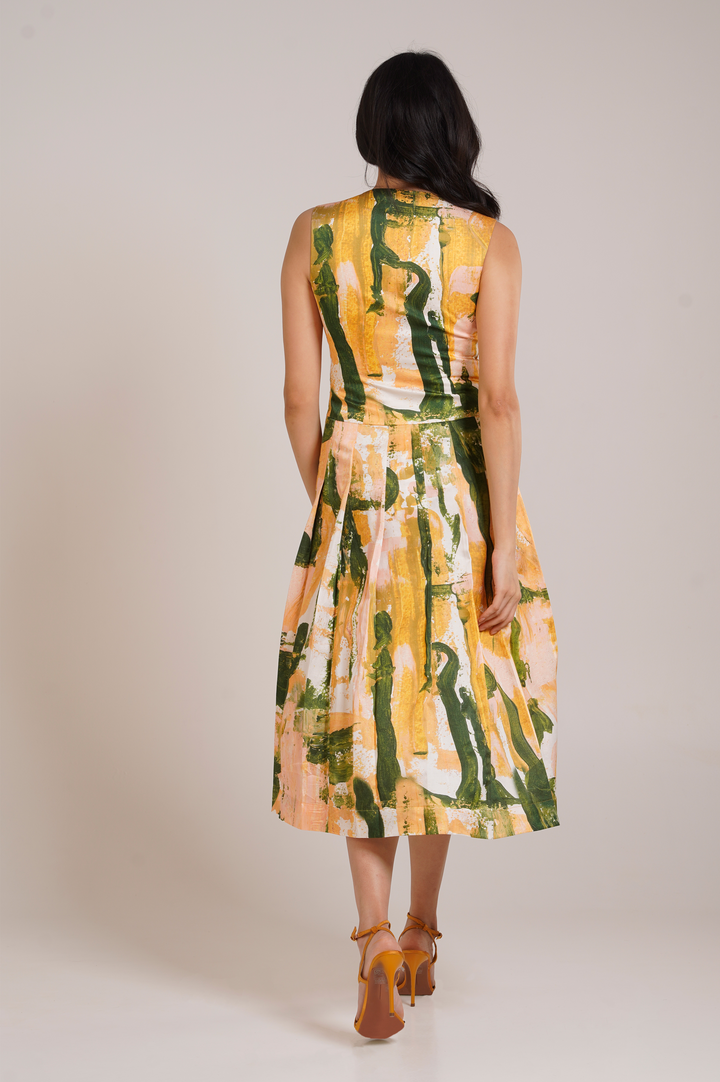Ceri Pleated Dress