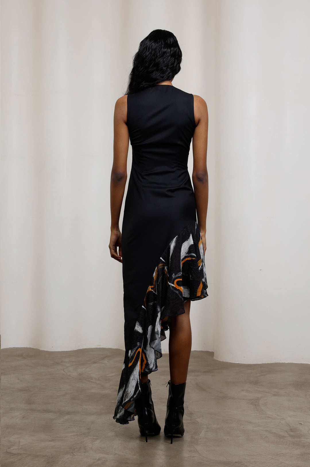 Kuro Asymmetrical Dress