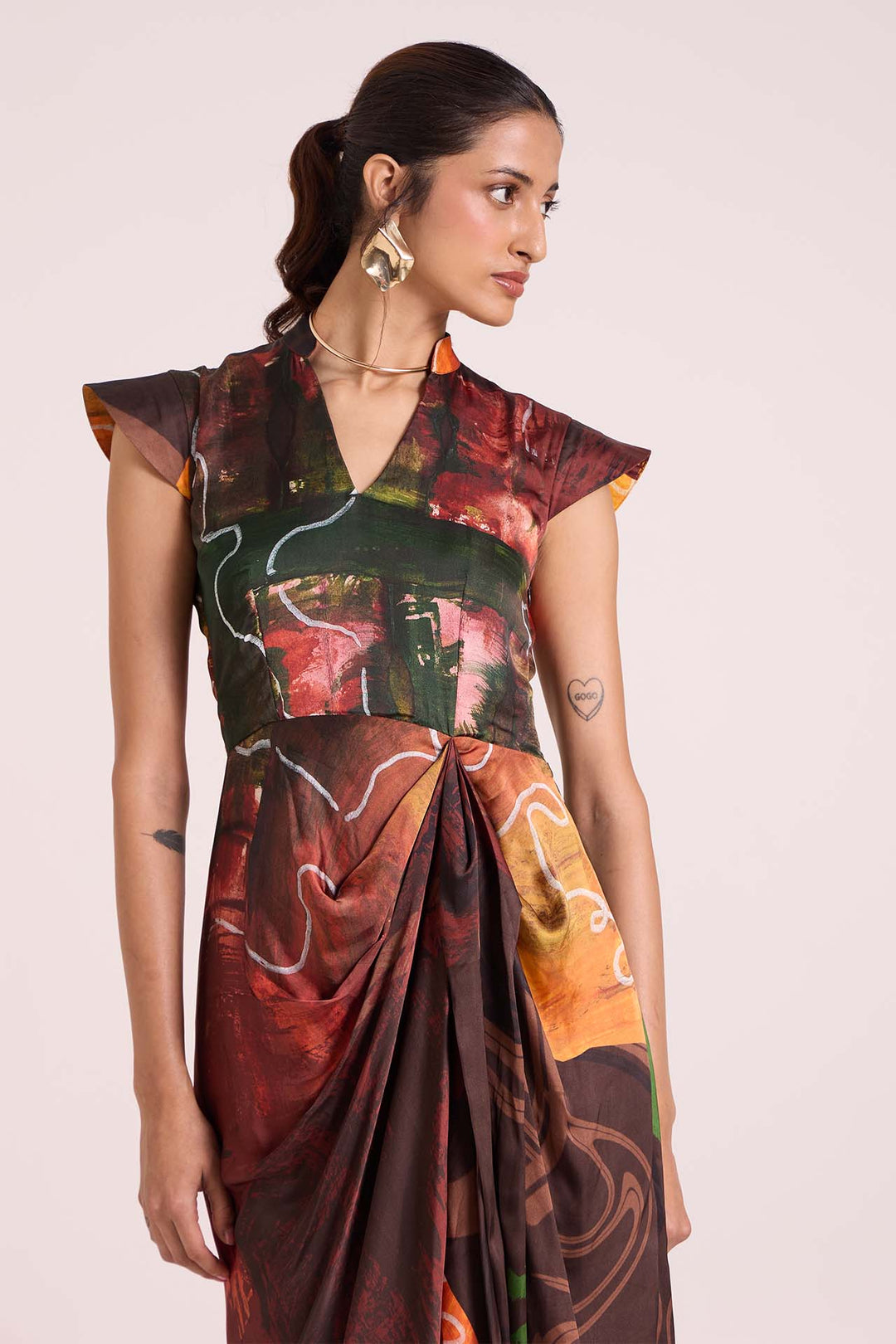 Ceres Draped Midi