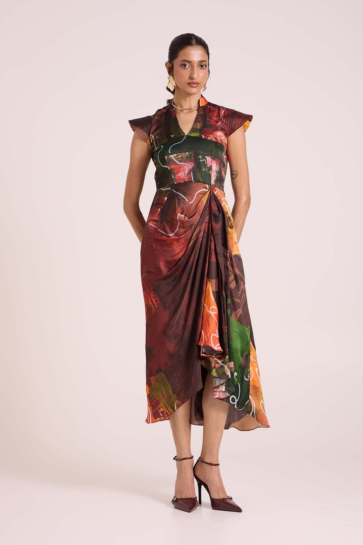 Ceres Draped Midi