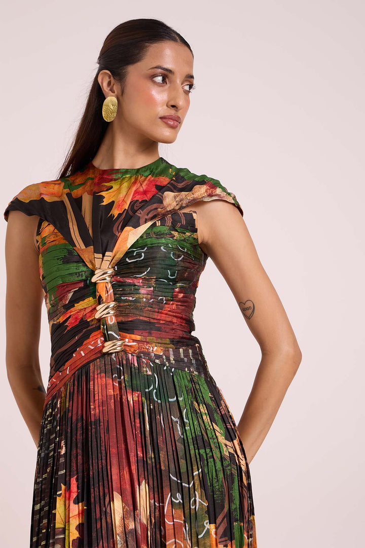 Demeter Pleated Dress