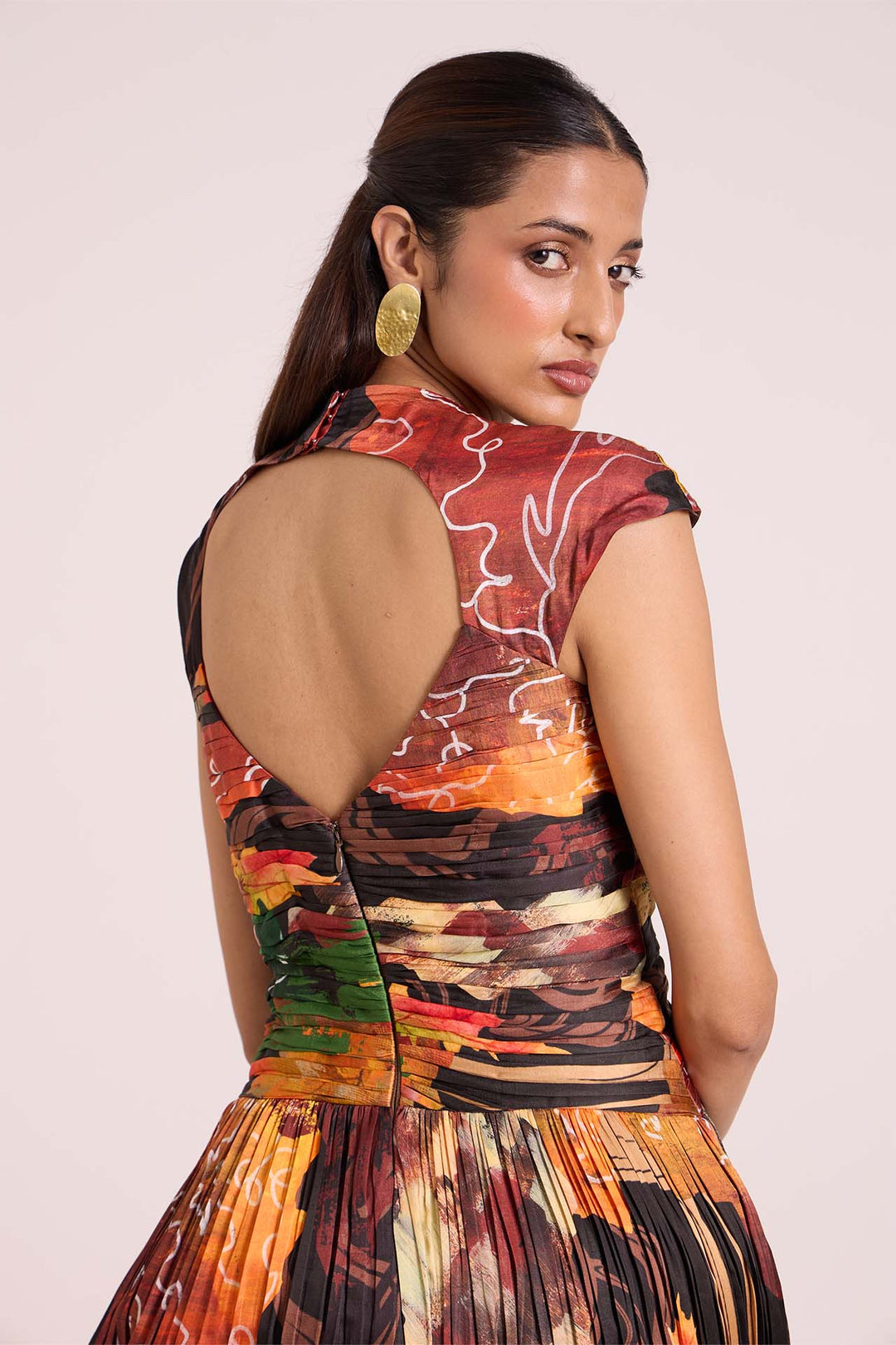 Demeter Pleated Dress
