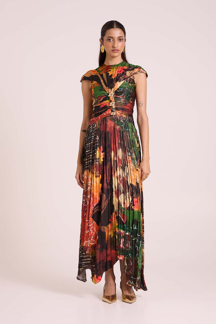 Demeter Pleated Dress