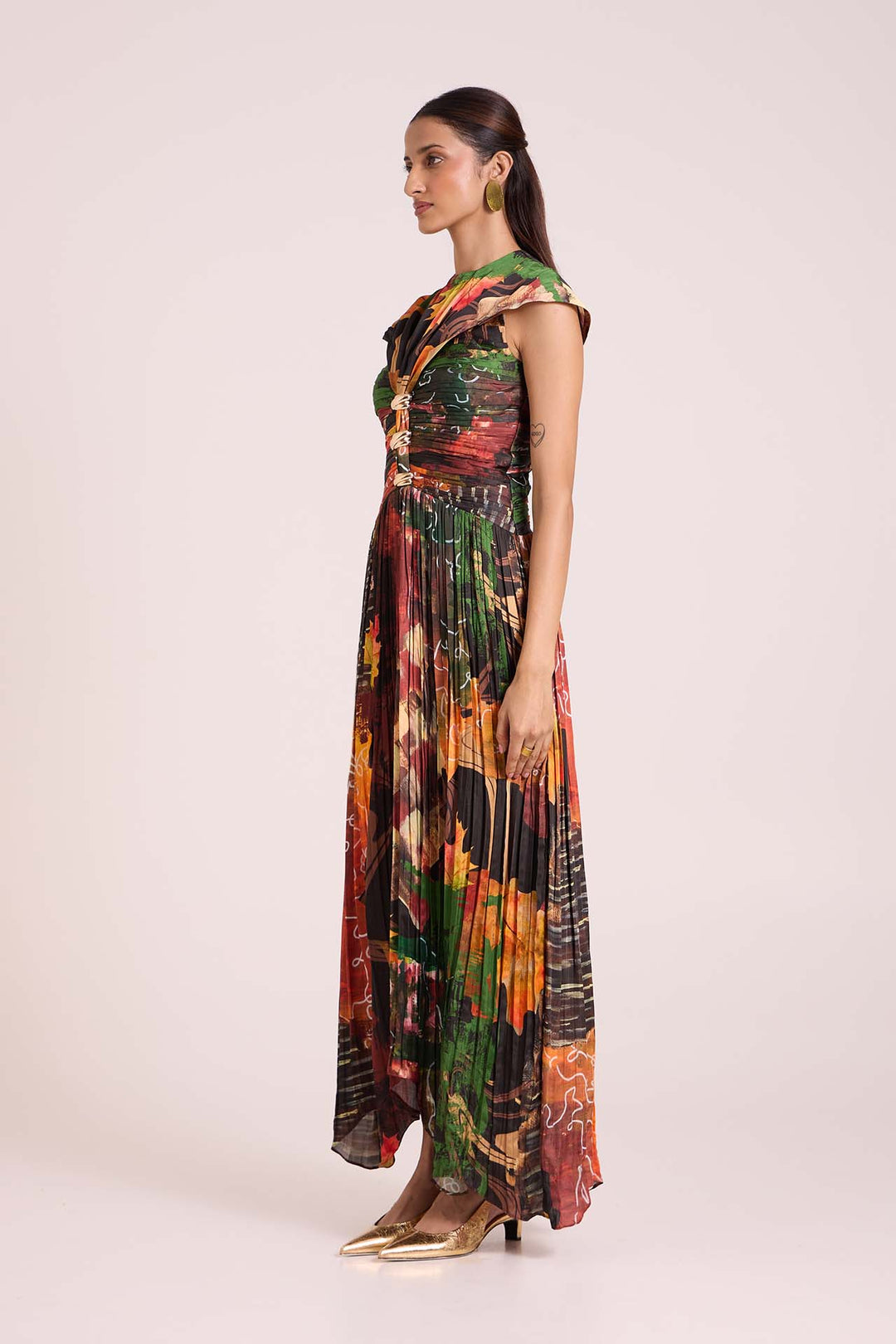 Demeter Pleated Dress