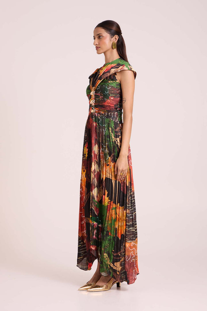 Demeter Pleated Dress