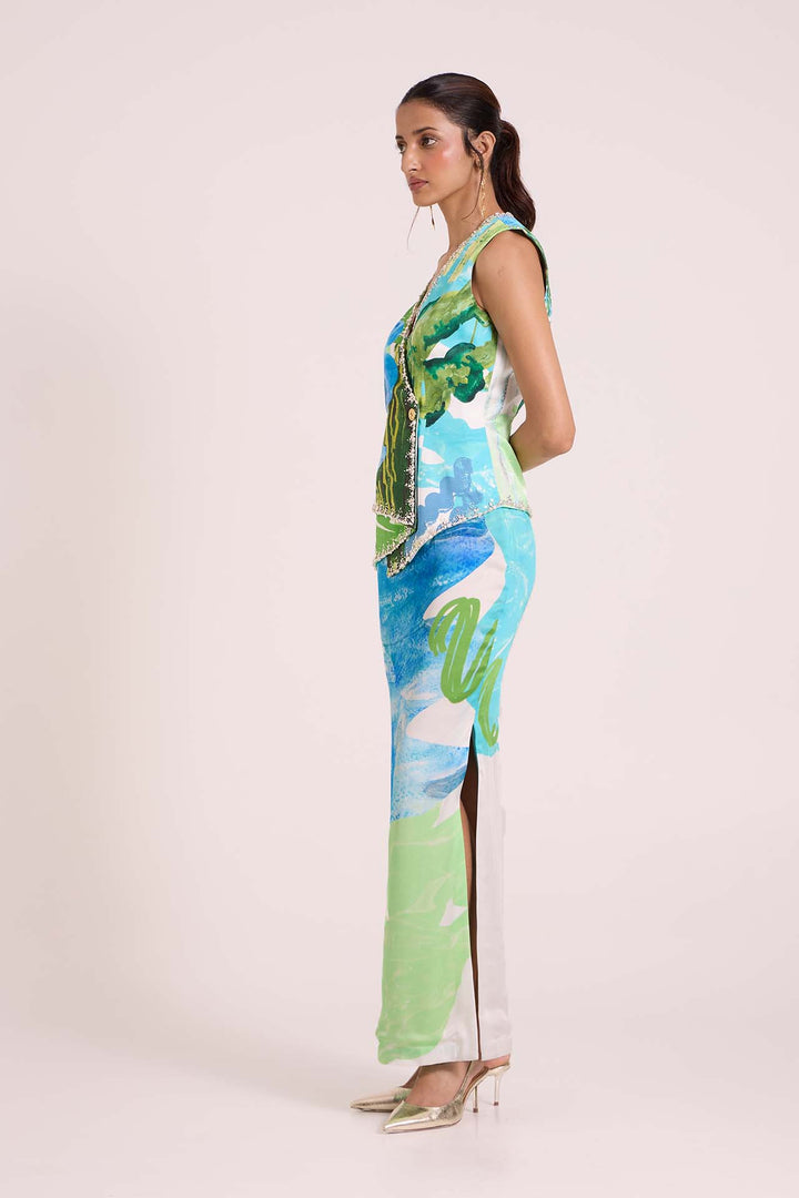 Nere Vest & Skirt