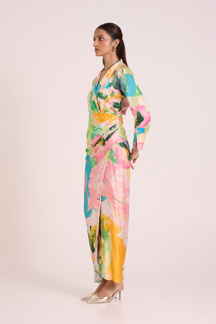 Eiar Draped Midi