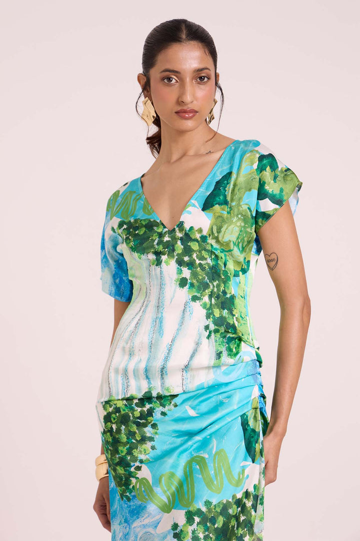 Nere Asymmetrical Dress