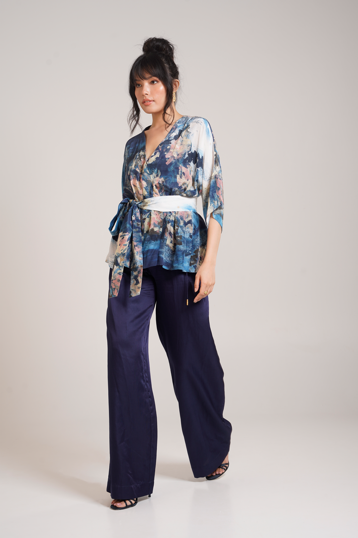 Nuri Wrap Top Set