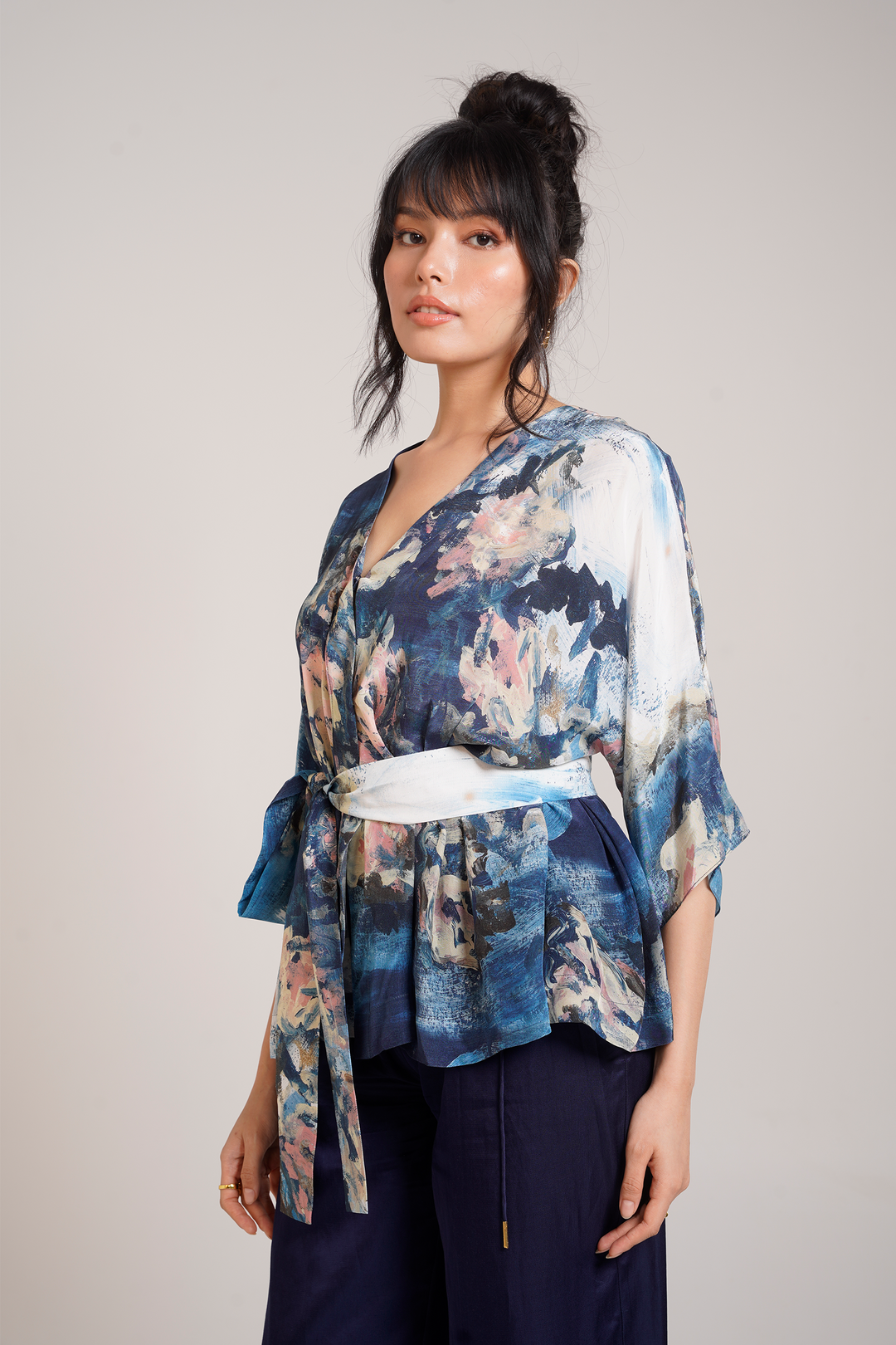 Nuri Wrap Top Set