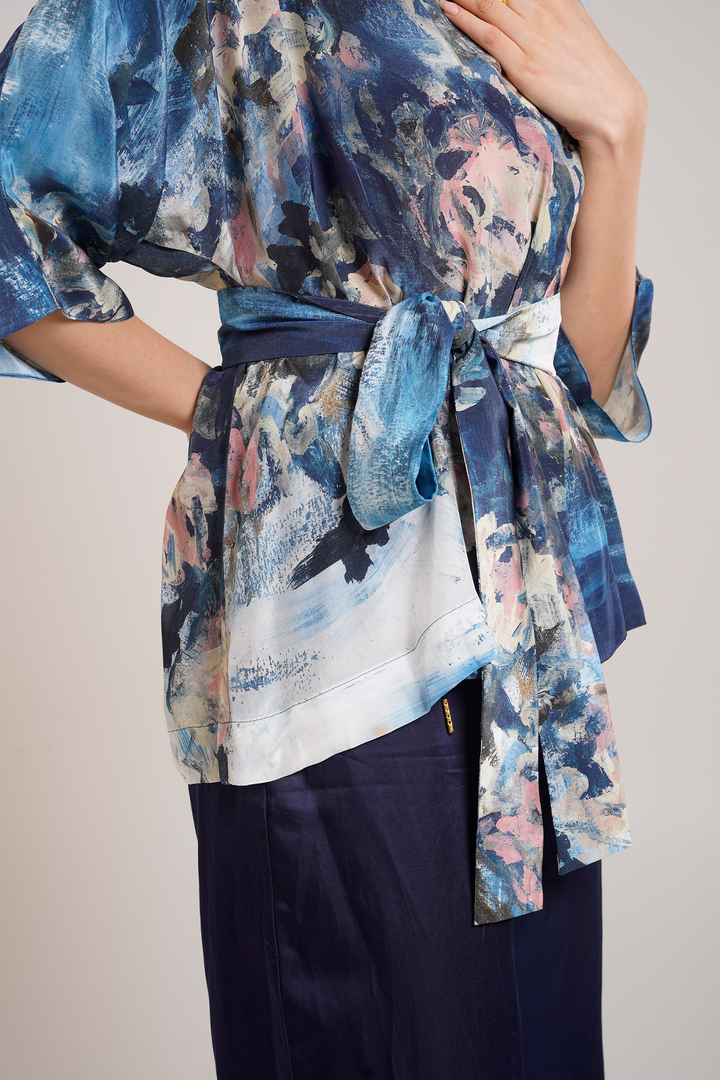 Nuri Wrap Top Set