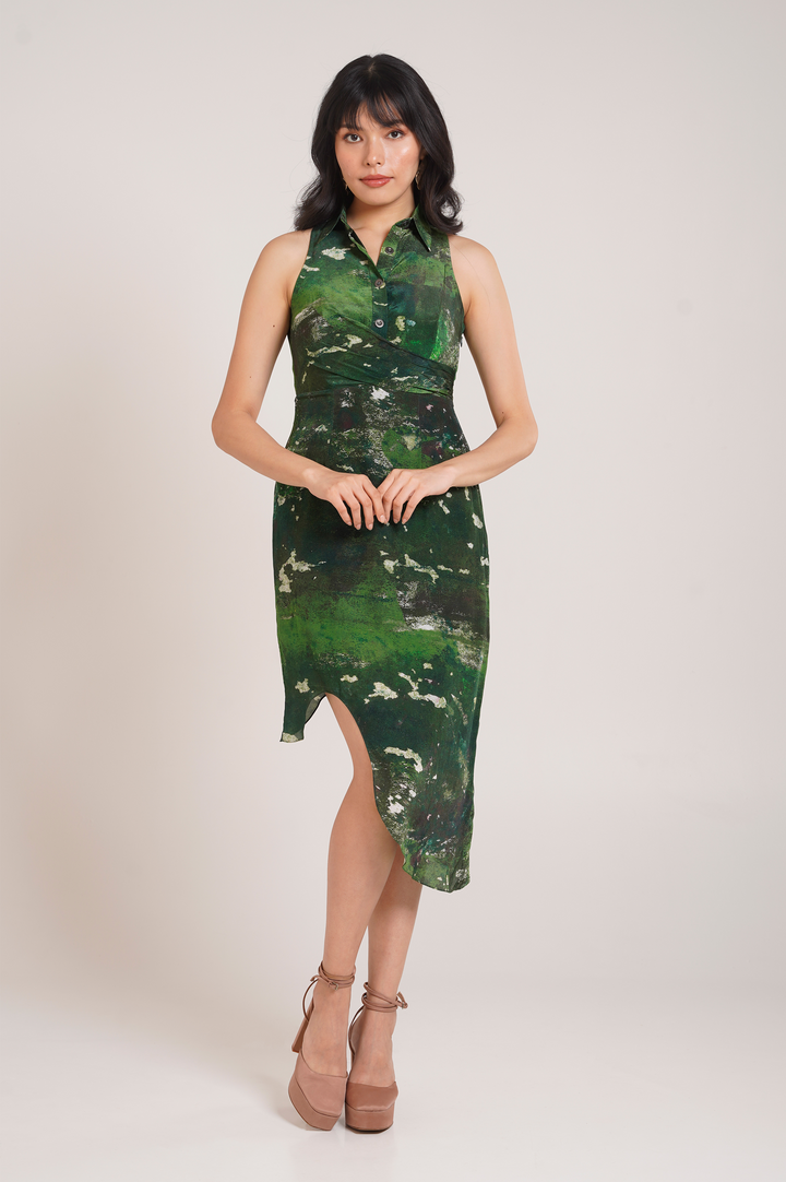 Sage Shirt Dress
