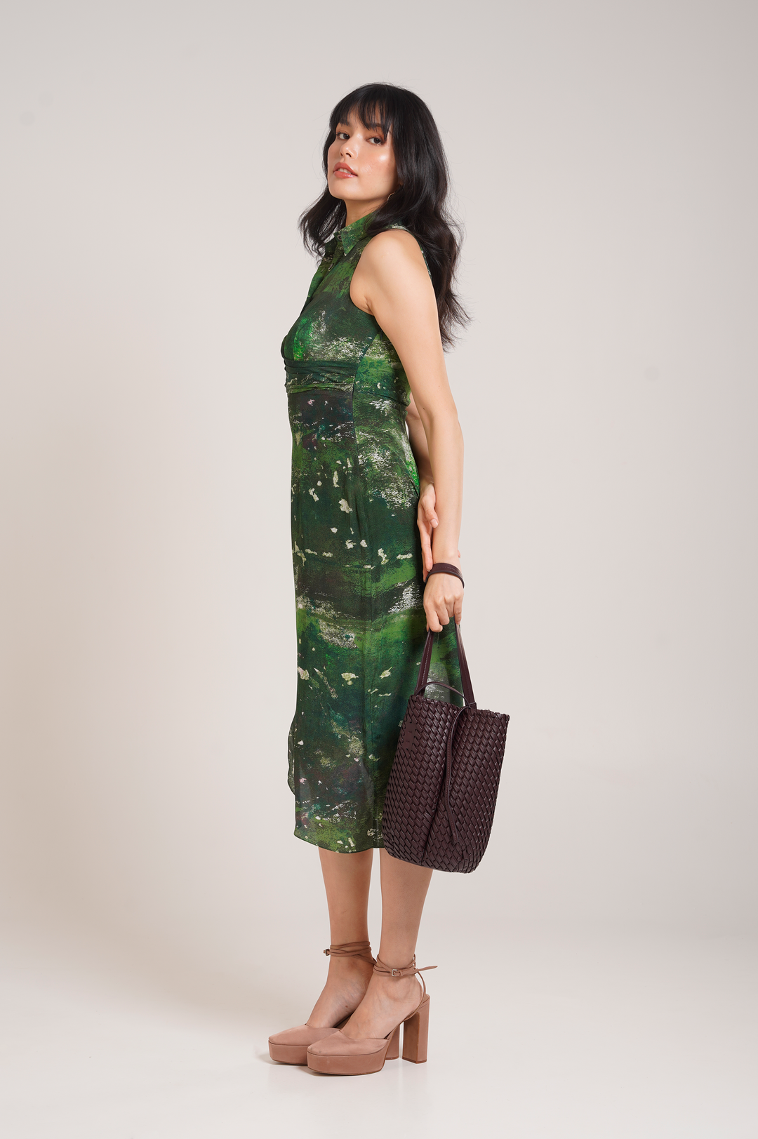 Sage Shirt Dress