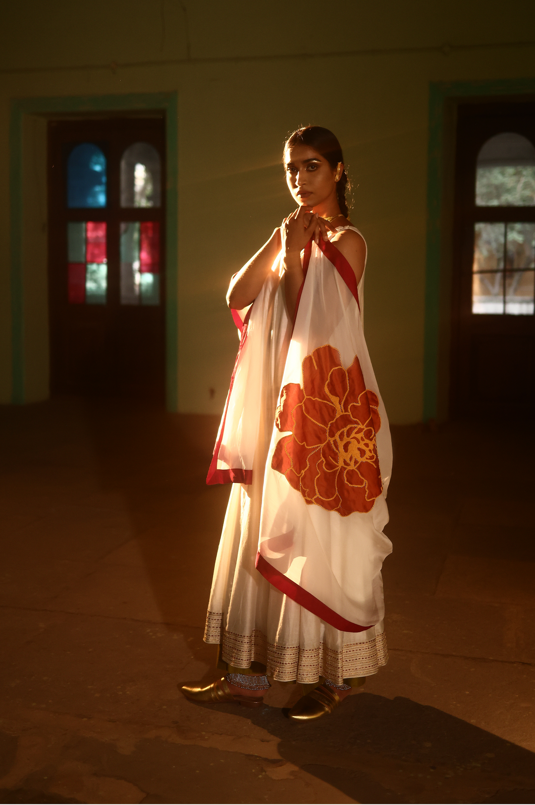 THE FULKI KALIDAR KURTA