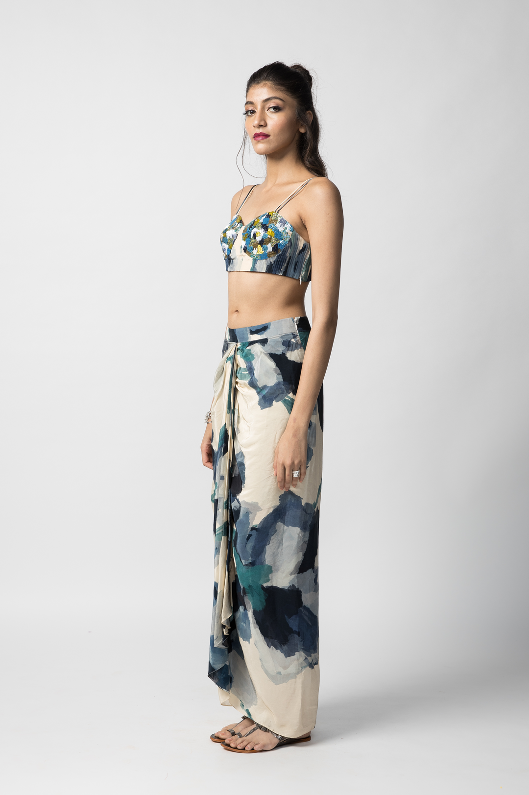 Marble Hand Embroidered Co-Ord